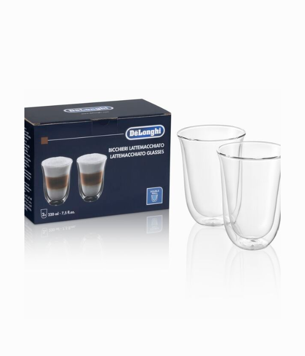 Lot De 2 Tasses Latte Macchiatto De'Longhi (22cl) – Gaia Torréfacteur